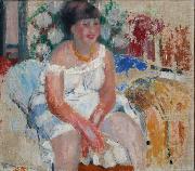 Rik Wouters Woman on the Bedside oil painting reproduction